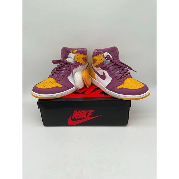 Nike Air‎ Jordan 1 Retro High OG Brotherhood-w/extra laces-Size 10.5-New in Box